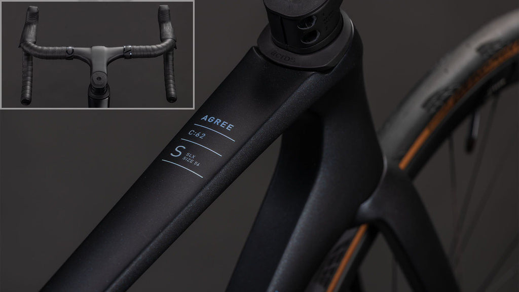 Vélo de Route Cube Agree C:62 SLX Sram Force AXS 12V 700 mm Noir Night Shift 2026