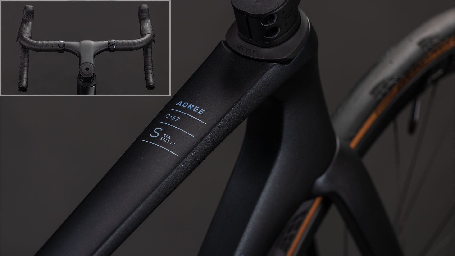 Vélo de Route Cube Agree C:62 SLX Sram Force AXS 12V 700 mm Noir Night Shift 2026