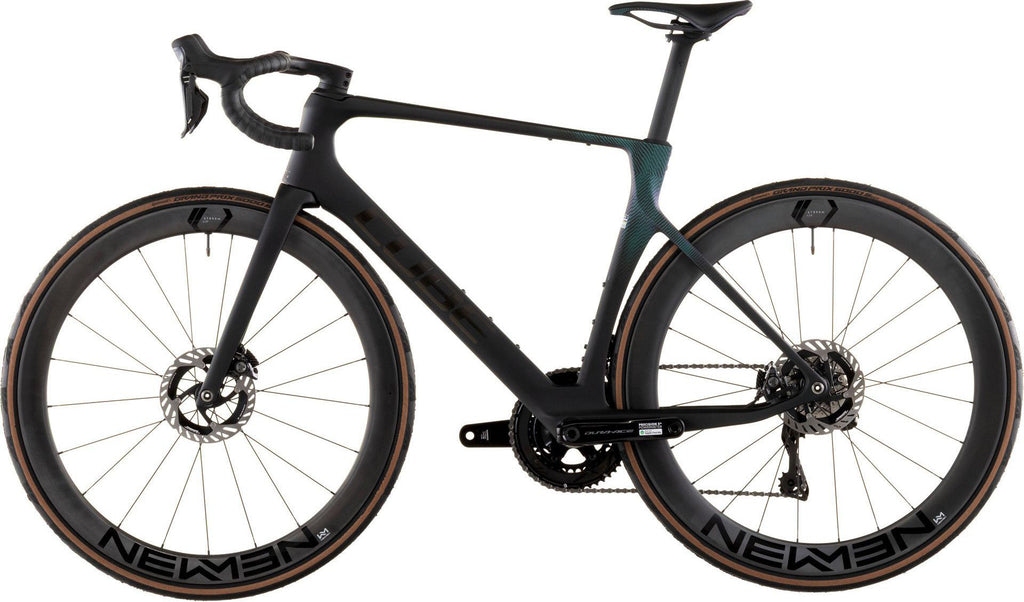 Vélo de Route Cube Agree C:62 SLT Shimano Dura-Ace Di2 12V 700 mm Noir Vert Irisé 2026