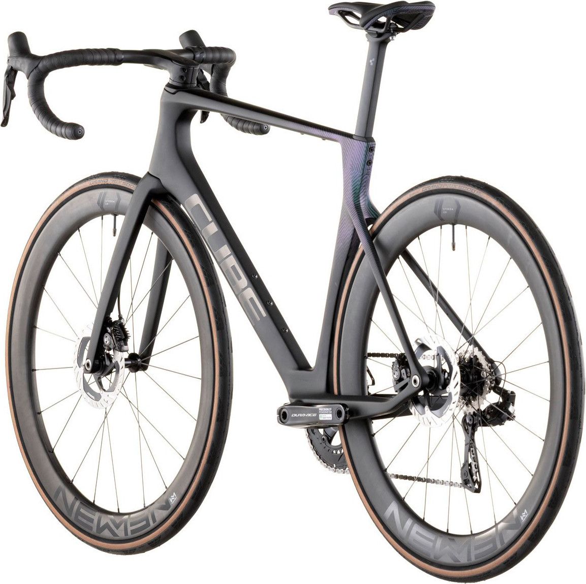 Vélo de Route Cube Agree C:62 SLT Shimano Dura-Ace Di2 12V 700 mm Noir Vert Irisé 2026