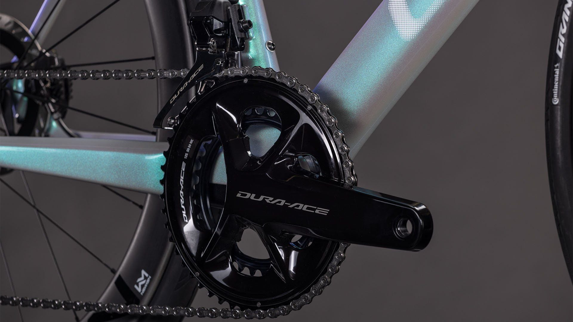 Vélo de Route Cube Agree C:62 SLT Shimano Dura-Ace Di2 12V 700 mm Vert Bleu Fusion 2026
