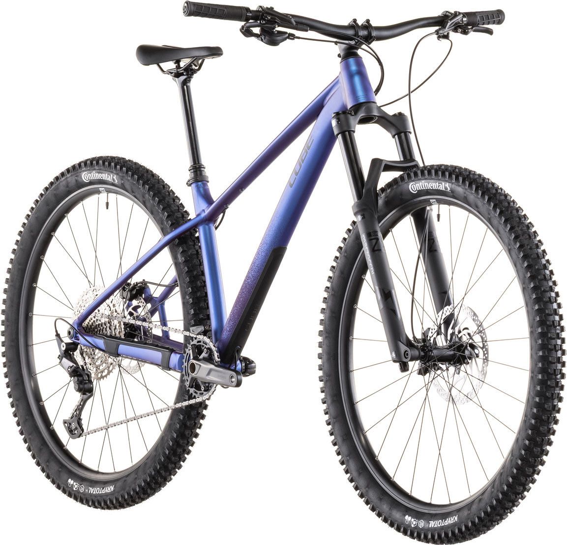 VTT Semi-Rigide Cube Reaction TM Pro Shimano 12V 29'' Bleu Violet 2026