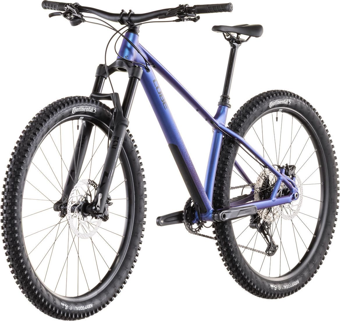 VTT Semi-Rigide Cube Reaction TM Pro Shimano 12V 29'' Bleu Violet 2026