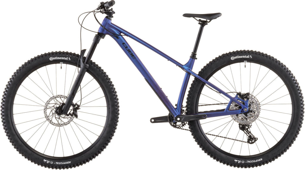 VTT Semi-Rigide Cube Reaction TM Pro Shimano 12V 27.5'' Bleu Violet 2026