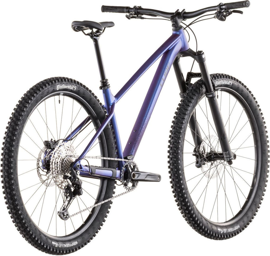VTT Semi-Rigide Cube Reaction TM Pro Shimano 12V 27.5'' Bleu Violet 2026