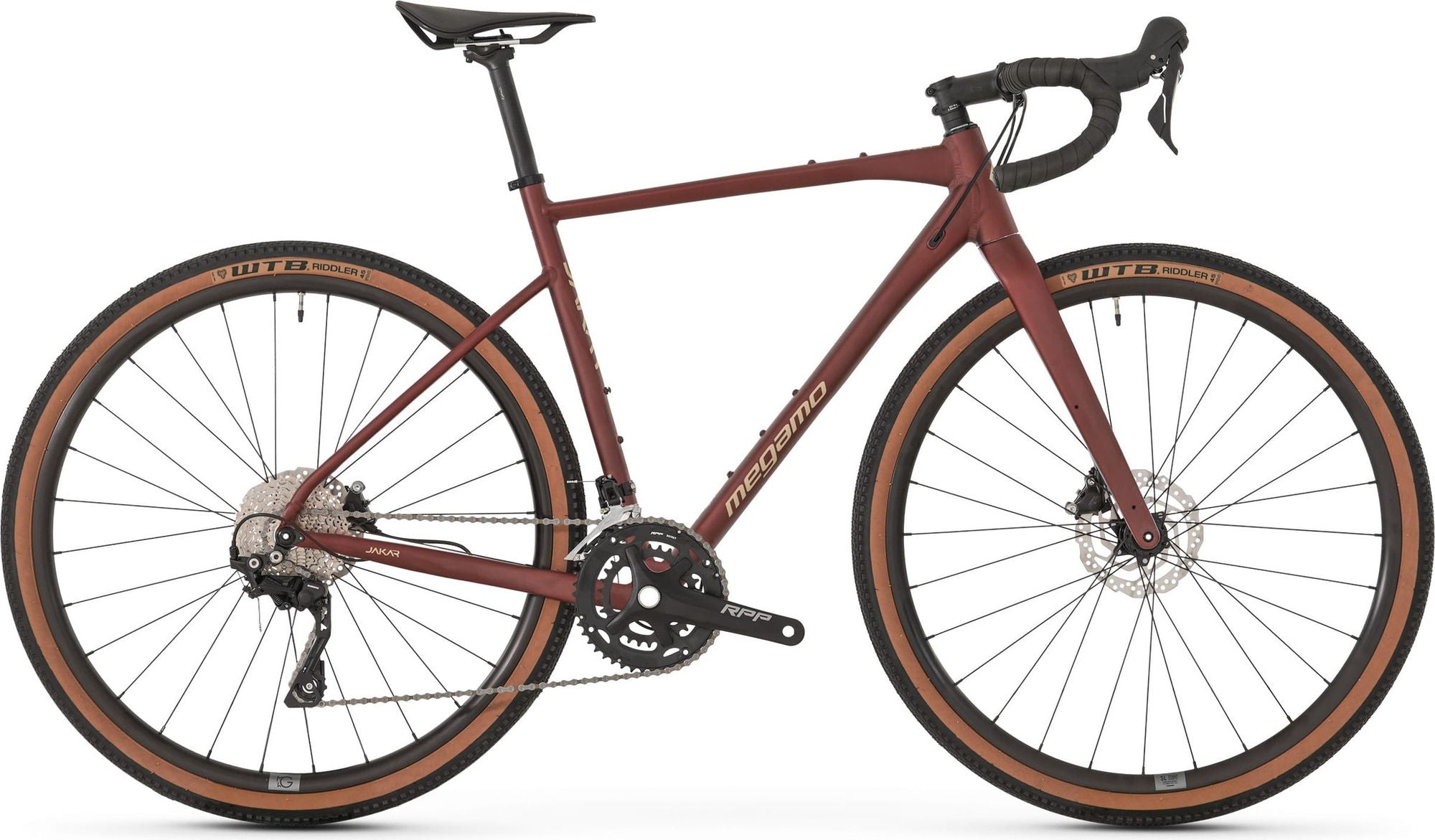 Vélo de Gravel Megamo Jakar 30 Shimano GRX 2x10V 700mm Garnet 2026
