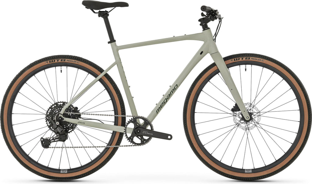 Vélo de Gravel Megamo Jakar Flat-Bar Shimano Cues 10V 700mm Vert Sauge 2026