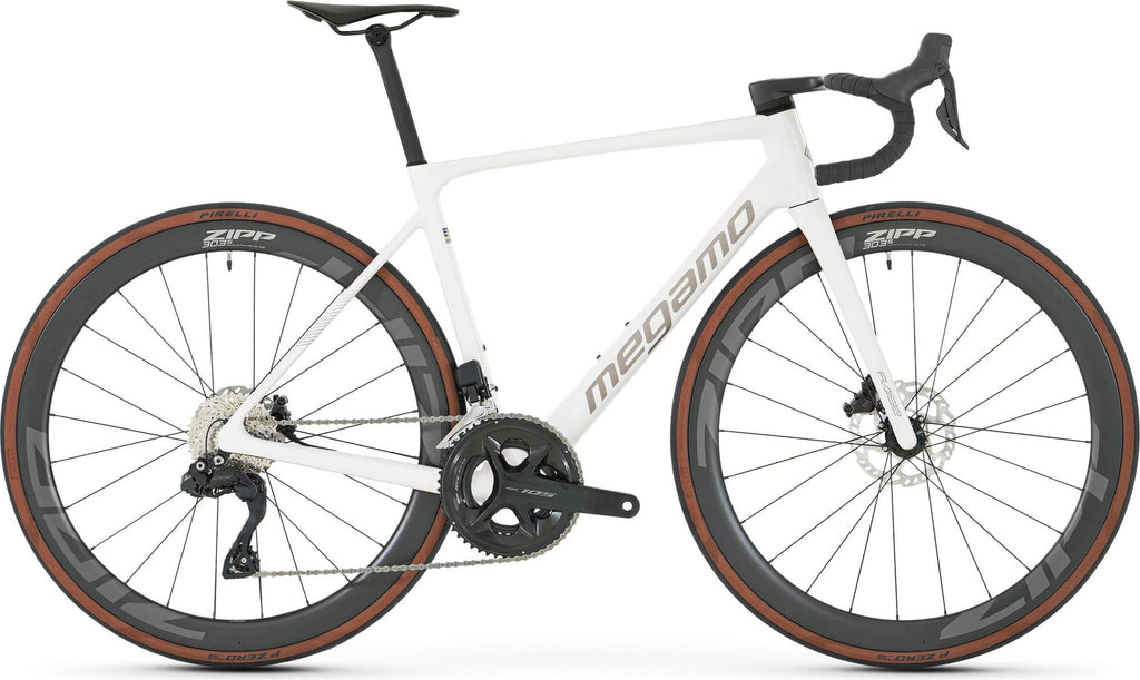 Vélo de Route Megamo Raise 15 CW Shimano 105 Di2 12V 700 mm Blanc 2026