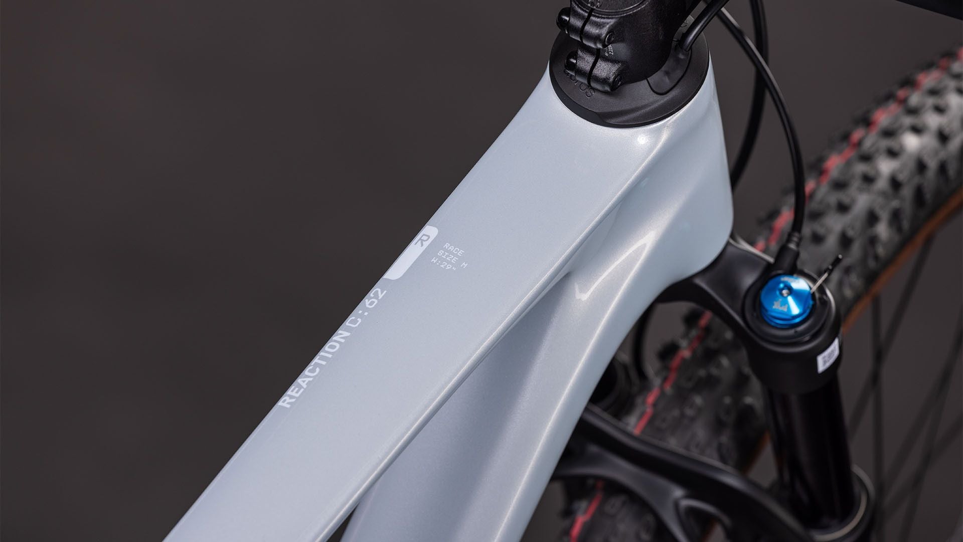 VTT Semi-Rigide Cube Reaction C:62 Race Shimano 12V 29'' Gris Fogg 2026