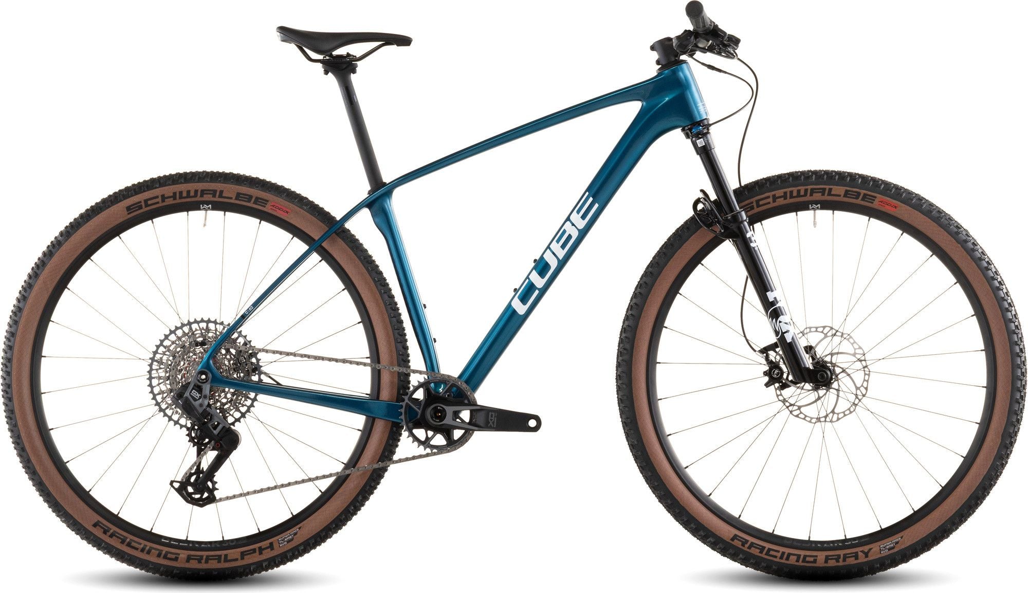 VTT Semi-Rigide Cube Reaction C:62 SLX Sram GX Eagle AXS 12V 29'' Bleu Electric 2026