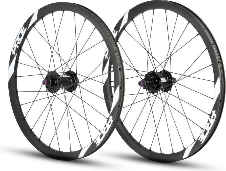 Paire de Roues Carbone Expert Pride Wave Mat White Fusion 10/10mm Noir