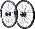 Paire de Roues Carbone Pro Pride Wave White Control V2 20/15mm Noir