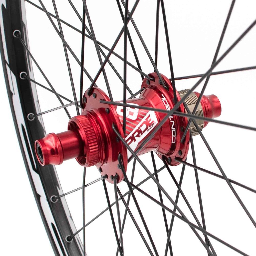 Paire de Roues Alu Cruiser Pride Control V1 V-Brake Red
