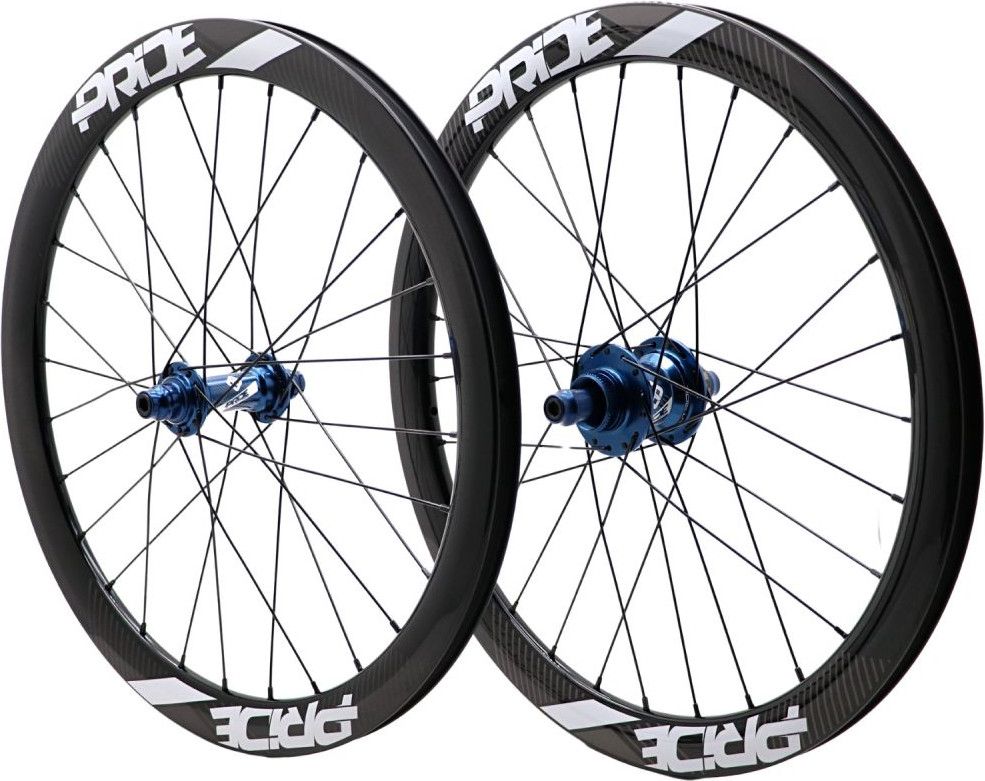 Paire de Roues Carbone Expert Pride Gravity Control Bleu