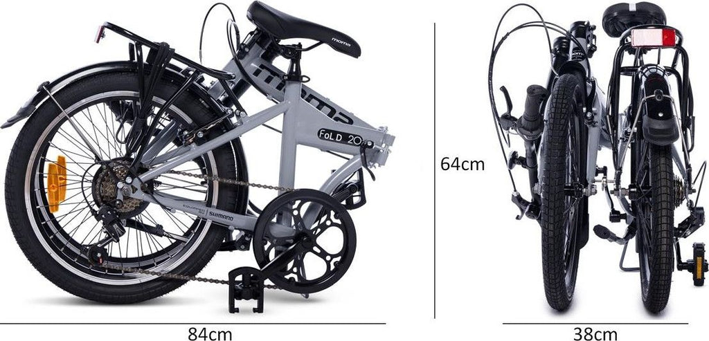 Vélo de Ville Pliant FOLD 20 , SHIMANO 7v, Selle Comfort