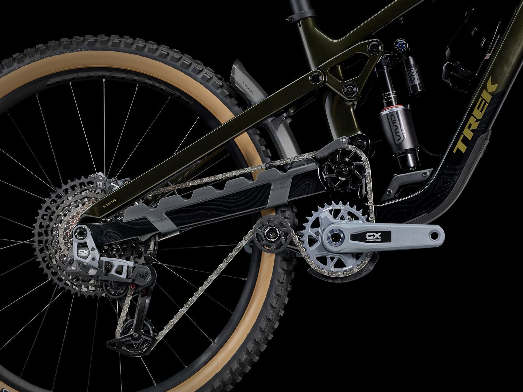 VTT Tout Suspendu Trek Slash 9.8 Sram 12V 29/27.5'' Vert