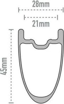 Roue Arrière Enve Foundation 45 | 12x142mm | CenterLock