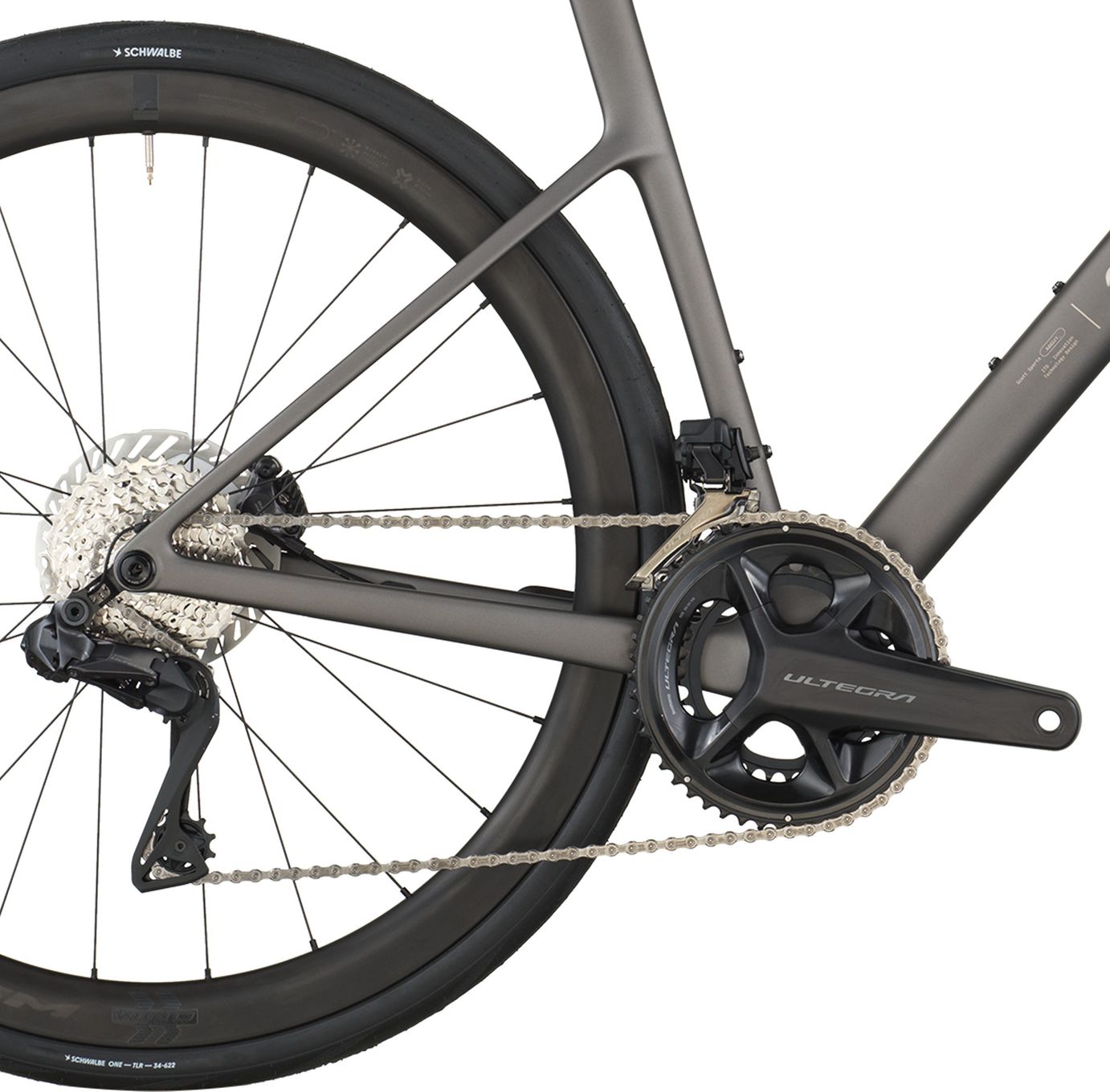 Vélo de Route Scott Addict 20 Shimano Ultegra Di2 12V 700 mm Gris