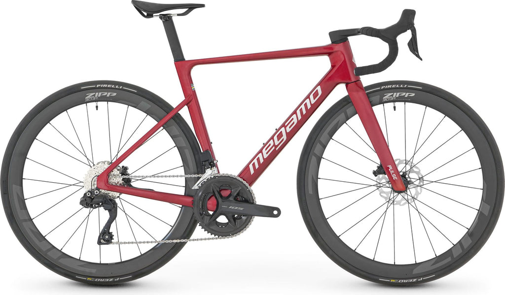 Vélo de Route Megamo Pulse 15 CW Shimano 105 Di2 12V 700 mm Rouge 2026