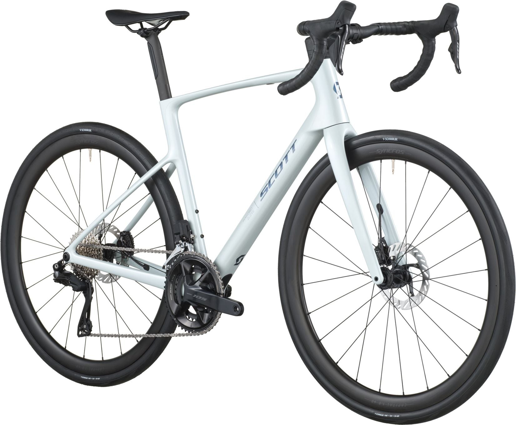 Vélo de Route Scott Addict 30 Shimano 105 Di2 12V 700 mm Blanc