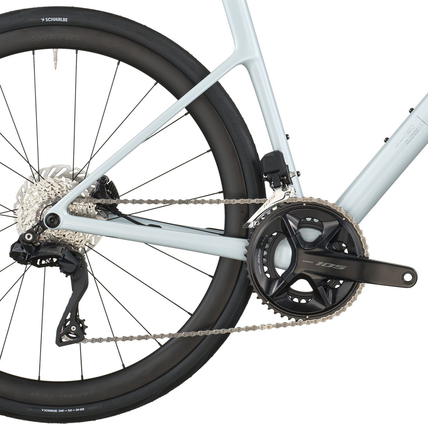 Vélo de Route Scott Addict 30 Shimano 105 Di2 12V 700 mm Blanc