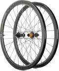 Paire de roues Progress Aero 38 Disc Noir | 12x100/12x142 | Center Lock
