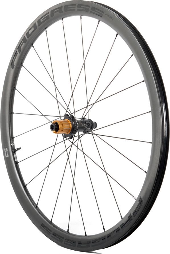 Paire de roues Progress Aero 38 Disc Noir | 12x100/12x142 | Center Lock