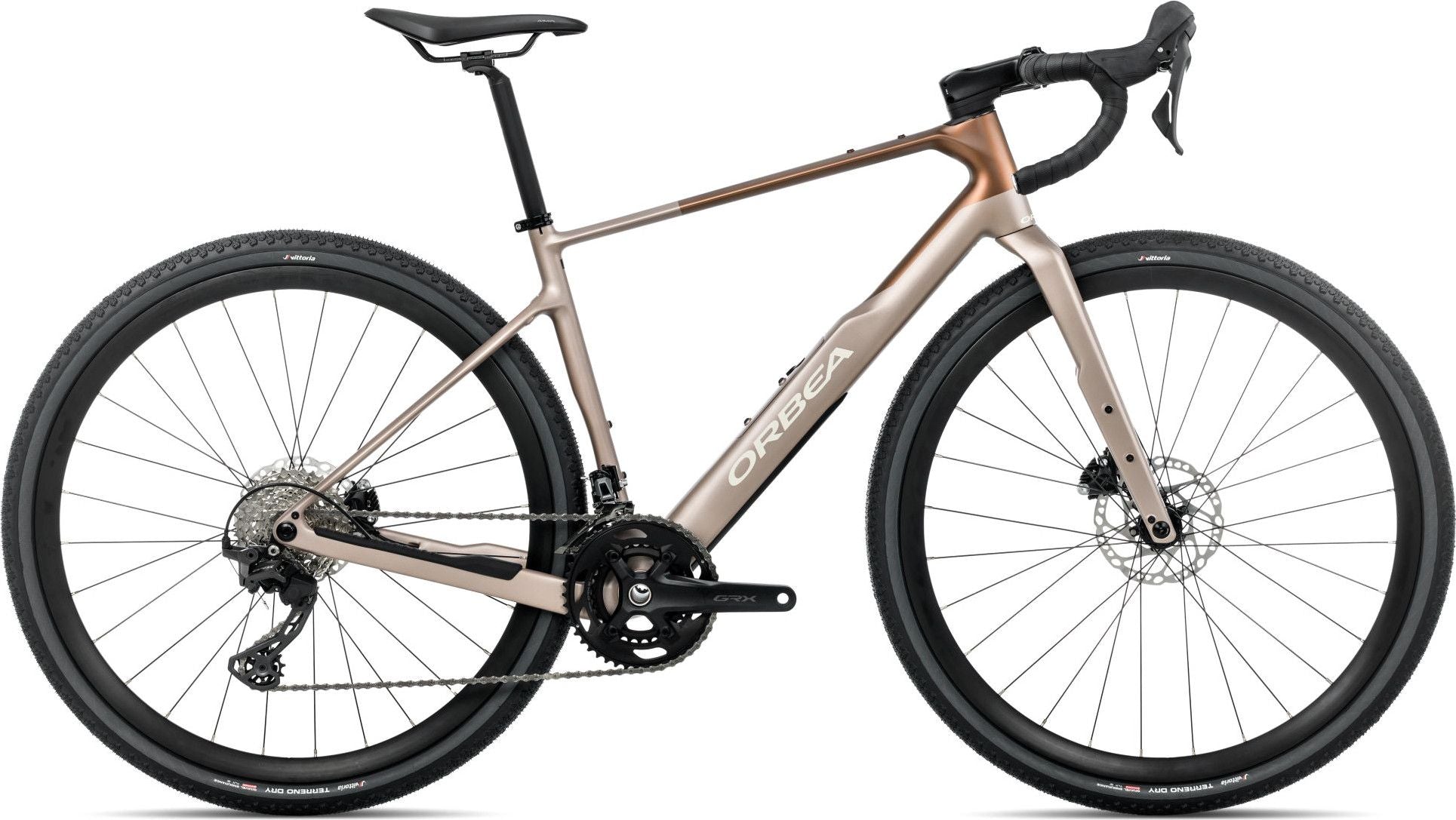 Vélo de Gravel Orbea Terra M30TEAM Shimano GRX 12V 700 mm Beige Nickel Marron Met Cinnamon 2026