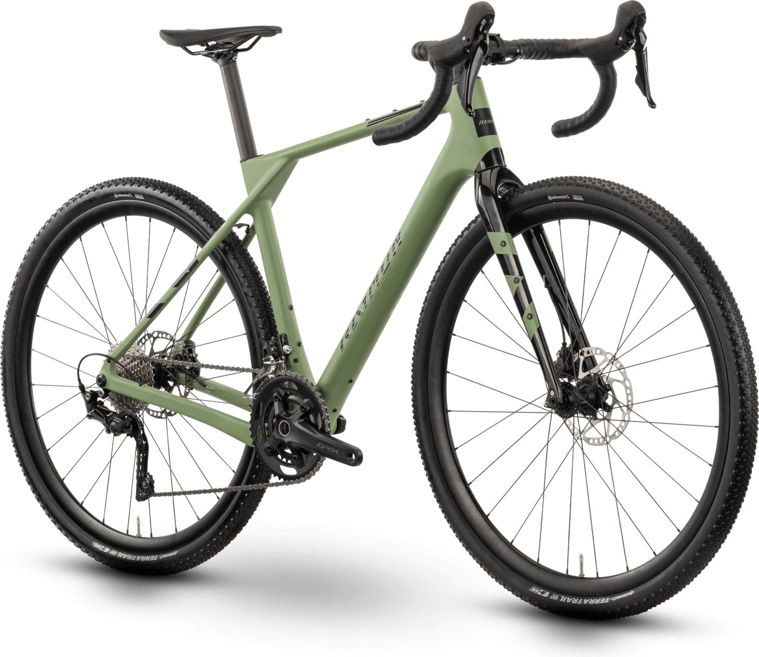 Vélo de Gravel Raymon Soreno Shimano GRX 10V 700 mm Vert 2026