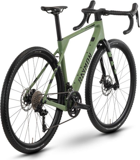Vélo de Gravel Raymon Soreno Shimano GRX 10V 700 mm Vert 2026