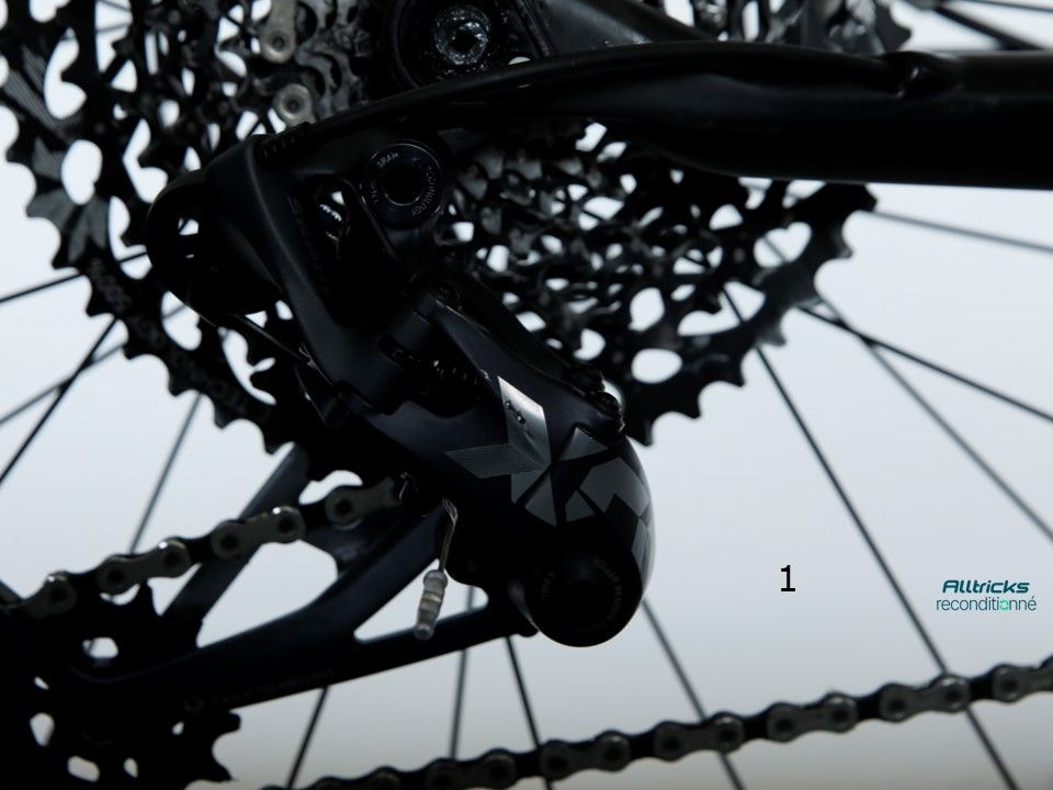 VTT Semi Rigide Cube Reaction C62 Sram X01 12V Noir 2019 T.M 168/178cm - Produit Reconditionné