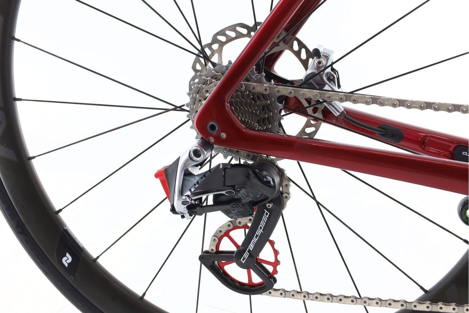 Produit reconditionné · Trek Emonda SL 6 AXS 12V · Rouge / Vélo de route | Très bon état