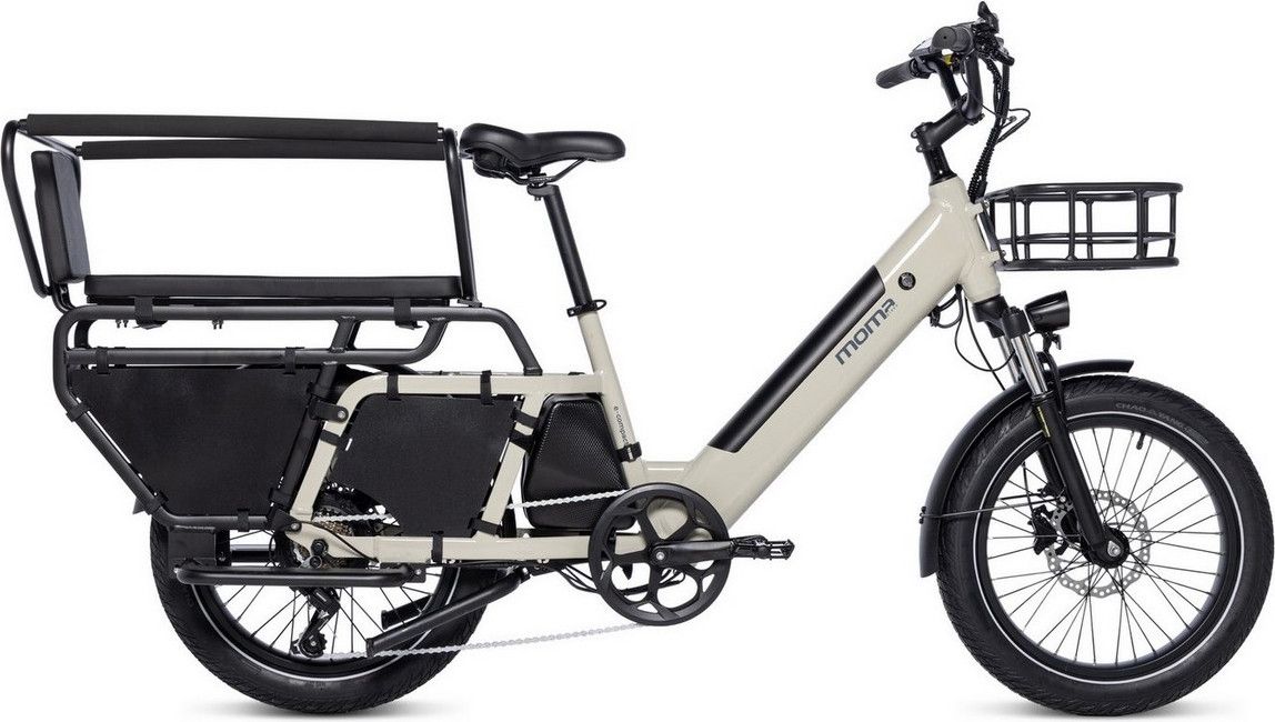 Cargobike Electrique Compactail, SHIMANO 7v, jusqu'a 100 km, Baterrie 48V15Ah