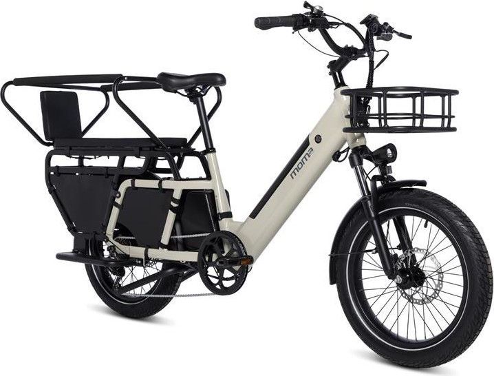 Cargobike Electrique Compactail, SHIMANO 7v, jusqu'a 100 km, Baterrie 48V15Ah