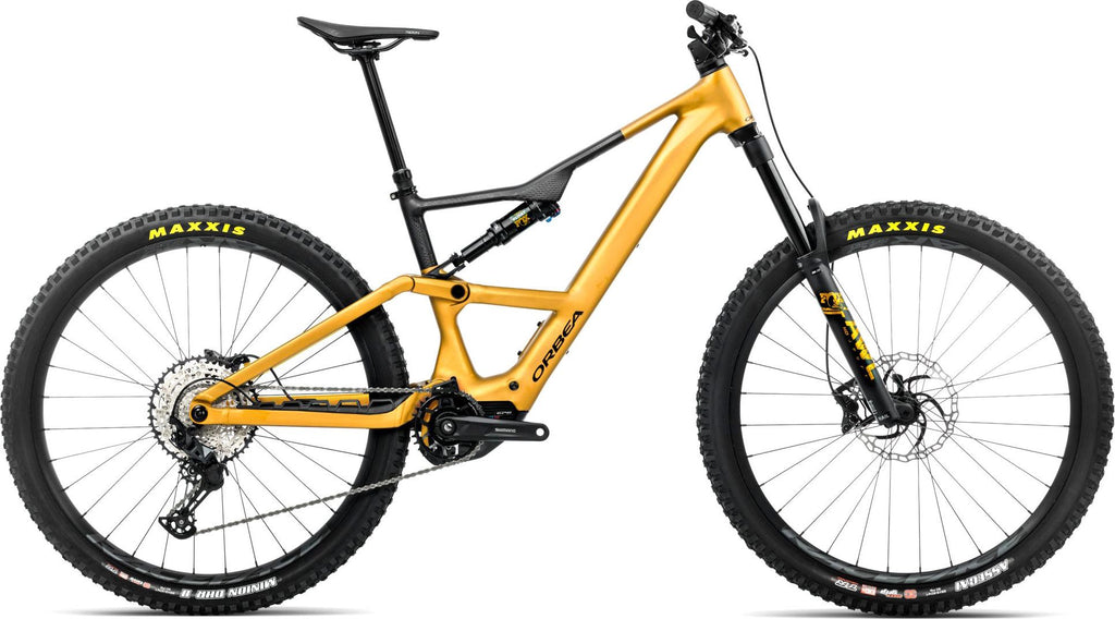 VTT Électrique Tout-Suspendu Orbea Rise LT H20 12V 630 Wh Shimano 85 Nm 29'' Jaune Bumblebee Noir 2026