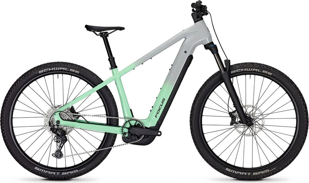 VTT Électrique Semi-Rigide Focus Jarifa² 6.8 9V 600Wh Bosch 120 Nm 29'' Gris/Vert 2026