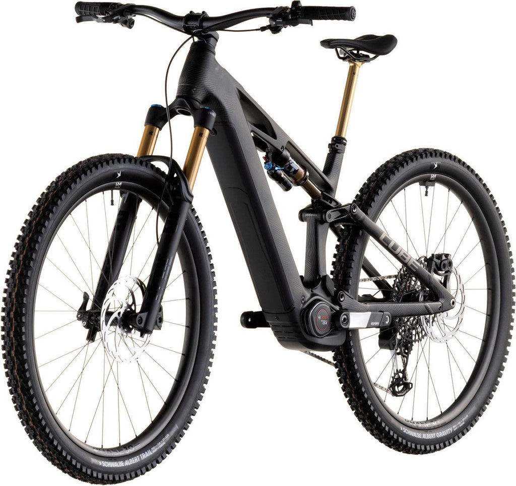 VTT Électrique Tout-Suspendu Cube Stereo Hybrid One44 HPC SLT 800 12V 800 Wh Bosch 120 Nm 29'' Gris Noir Carbon Grid 2026