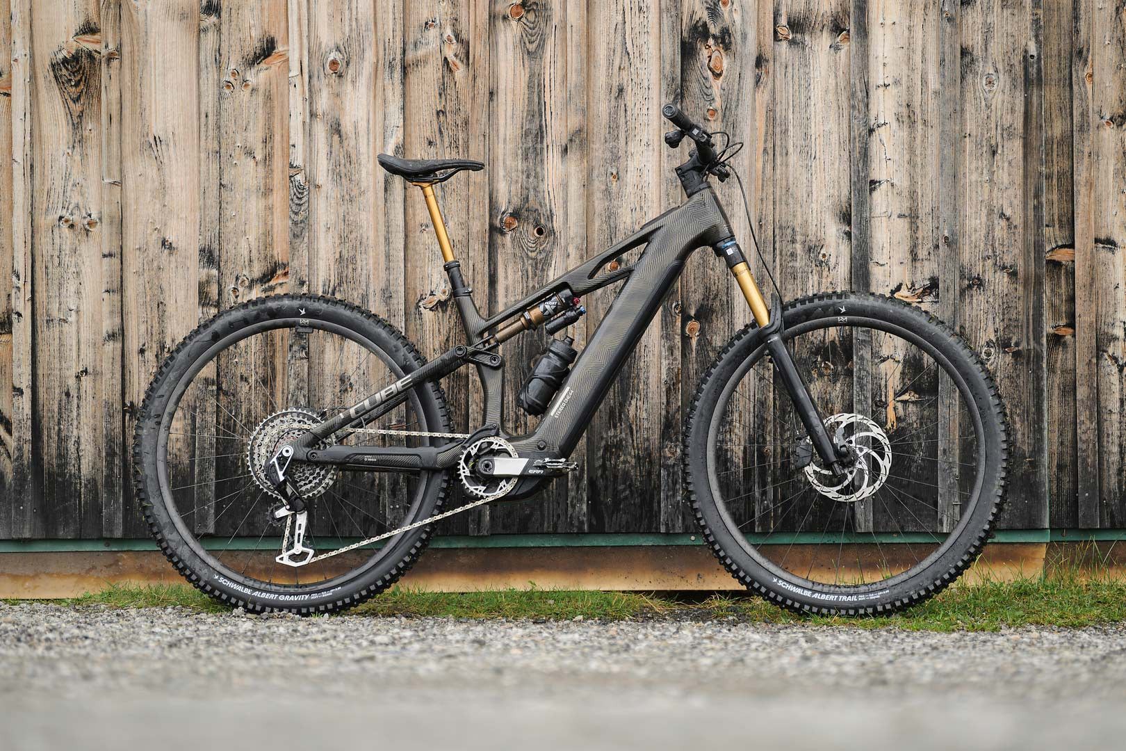 VTT Électrique Tout-Suspendu Cube Stereo Hybrid One44 HPC SLT 800 12V 800 Wh Bosch 120 Nm 29'' Gris Noir Carbon Grid 2026
