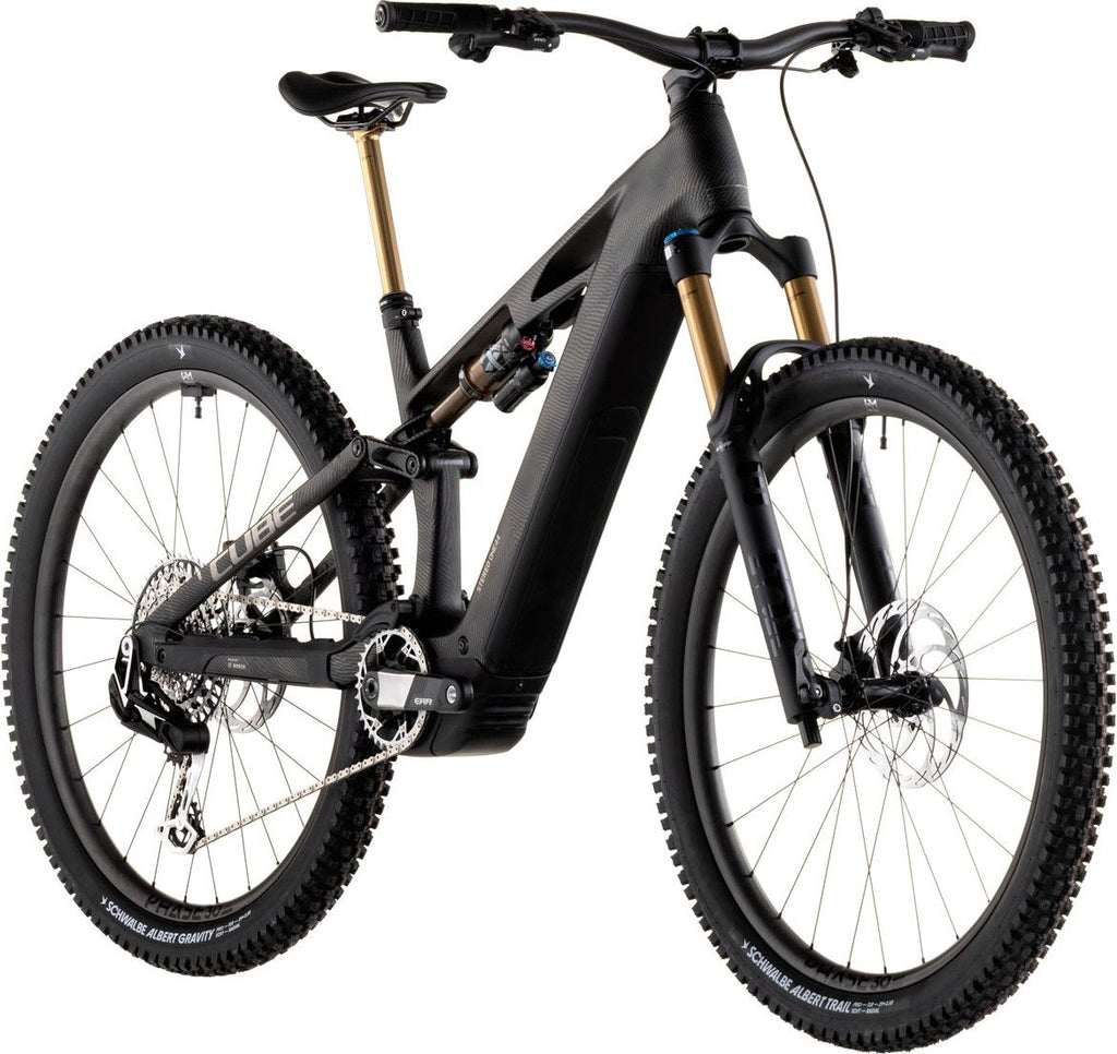 VTT Électrique Tout-Suspendu Cube Stereo Hybrid One44 HPC SLT 800 Sram XX Eagle AXS 12V 800 Wh 27.5'' Gris Noir Carbon Grid 2026