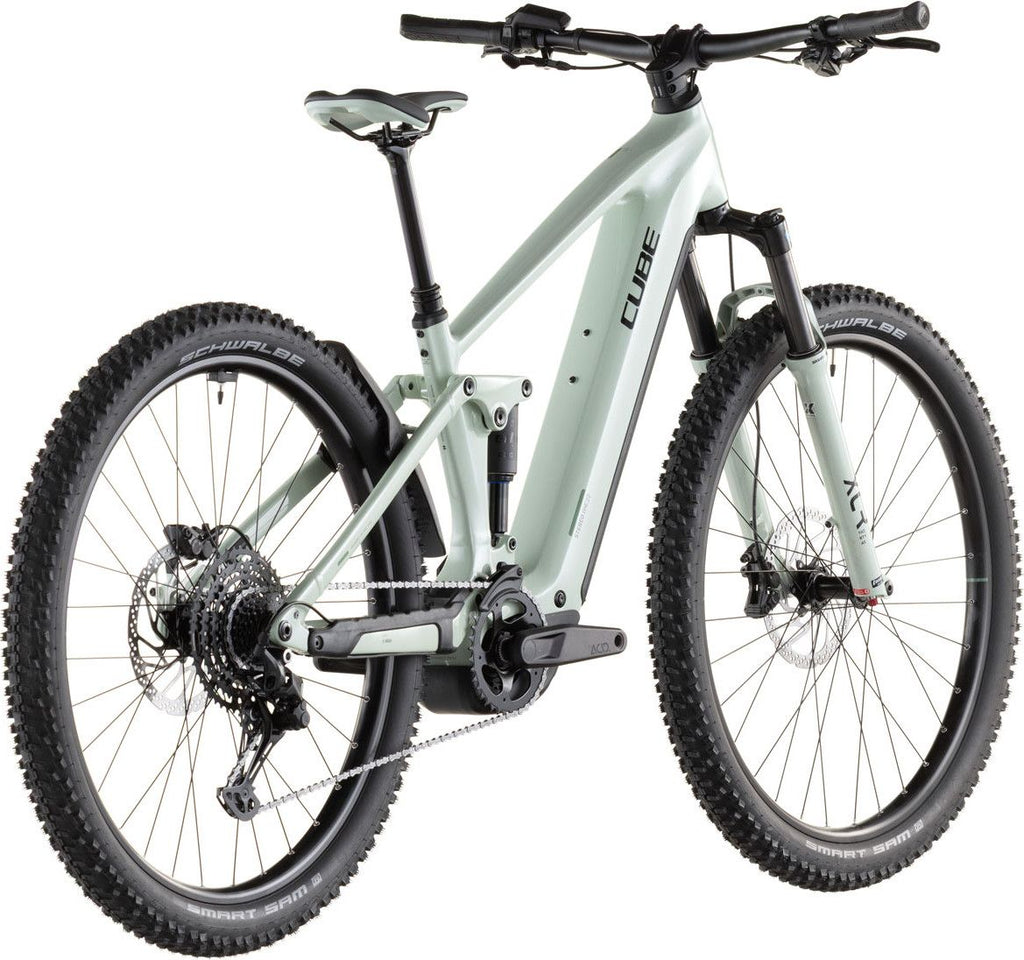 VTT Électrique Tout-Suspendu Cube Stereo Hybrid One22 Pro 600 10V 600 Wh Bosch 120 Nm 29'' Vert Stone 2026