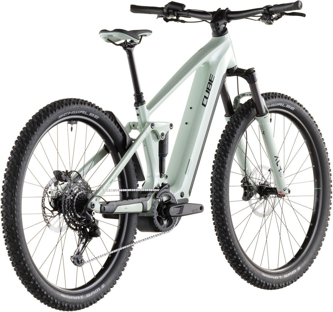 VTT Électrique Tout-Suspendu Cube Stereo Hybrid One22 Pro 600 10V 600 Wh Bosch 120 Nm 29'' Vert Stone 2026