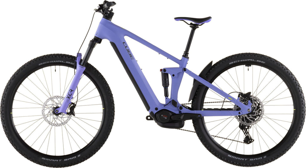 VTT Électrique Tout-Suspendu Cube Stereo Hybrid One22 Pro 600 Shimano Cues 10V 600 Wh 29'' Violet Lucid Lilac 2026