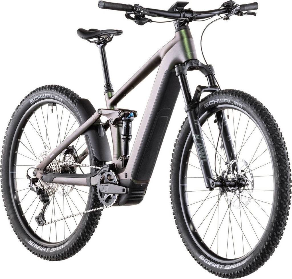VTT Électrique Tout-Suspendu Cube Stereo Hybrid One22 SLX 800 12V 800 Wh Bosch 120 Nm 29'' Vert Stellar 2026
