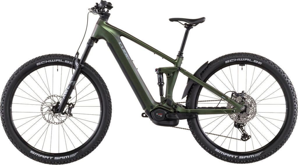 VTT Électrique Tout-Suspendu Cube Stereo Hybrid One22 SLX 800 12V 800 Wh Bosch 120 Nm 29'' Vert Stellar 2026