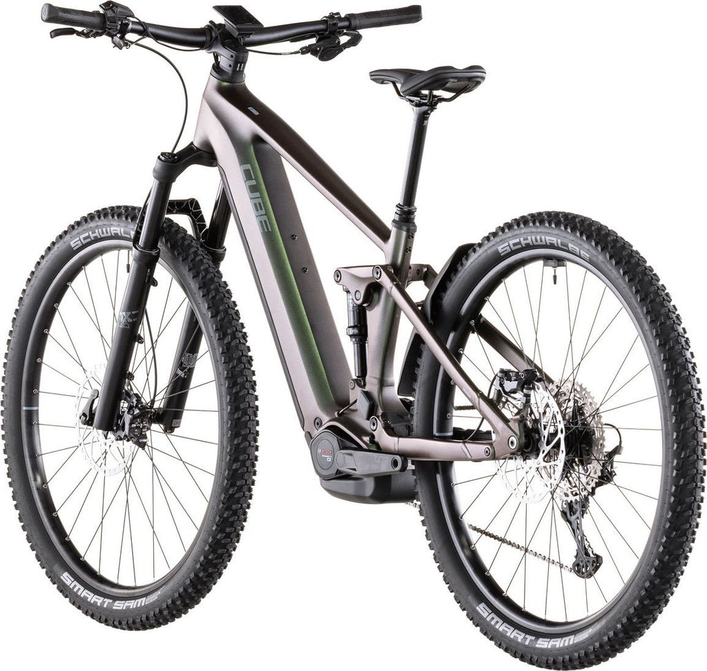VTT Électrique Tout-Suspendu Cube Stereo Hybrid One22 SLX 800 12V 800 Wh Bosch 120 Nm 29'' Vert Stellar 2026