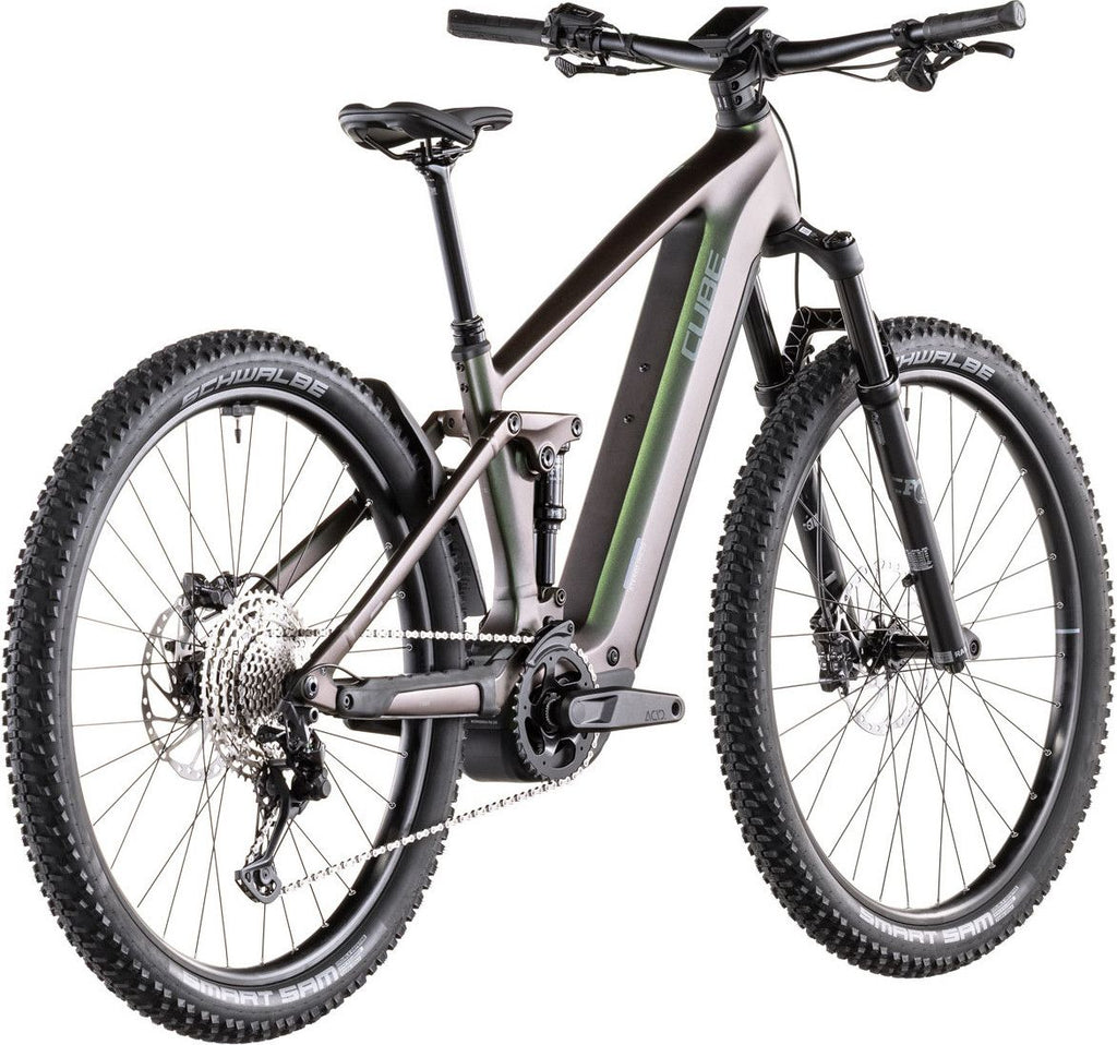 VTT Électrique Tout-Suspendu Cube Stereo Hybrid One22 SLX 800 12V 800 Wh Bosch 120 Nm 29'' Vert Stellar 2026