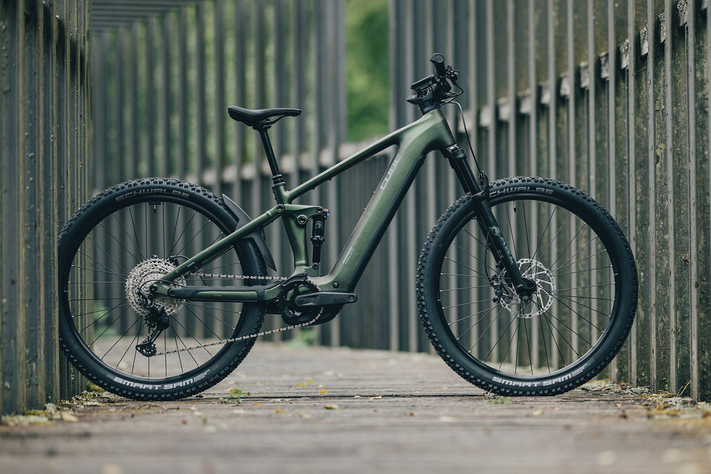 VTT Électrique Tout-Suspendu Cube Stereo Hybrid One22 SLX 800 12V 800 Wh Bosch 120 Nm 29'' Vert Stellar 2026