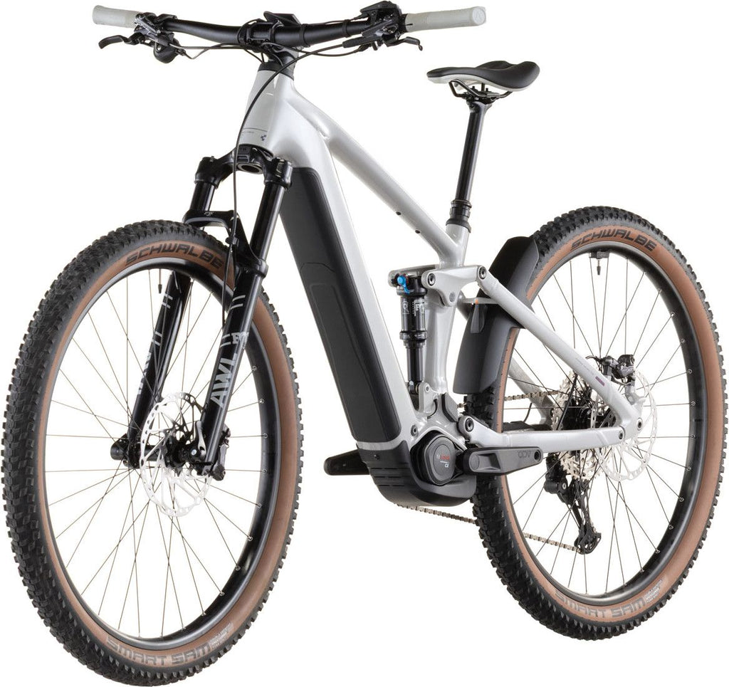 VTT Électrique Tout-Suspendu Cube Stereo Hybrid One22 SLX 800 Shimano Deore/Deore XT 12V 800 Wh 29'' Gris Beige Greige 2026