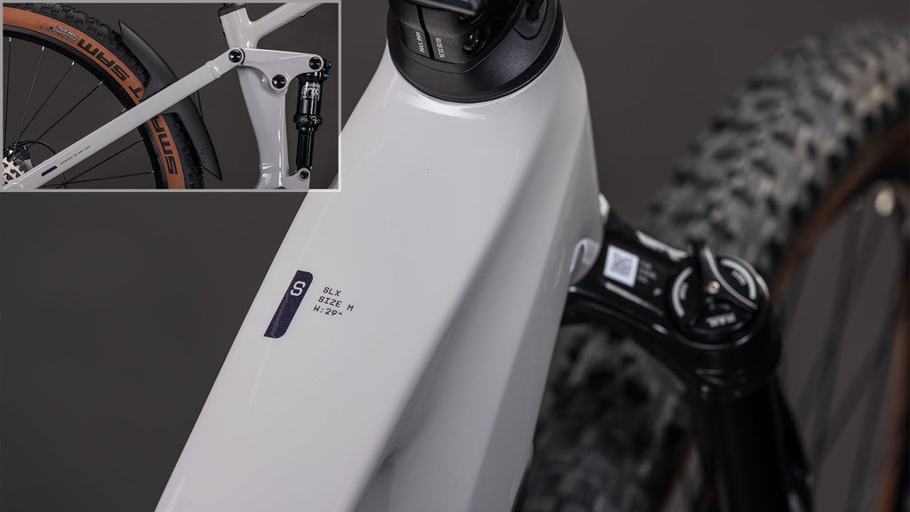 VTT Électrique Tout-Suspendu Cube Stereo Hybrid One22 SLX 800 Shimano Deore/Deore XT 12V 800 Wh 29'' Gris Beige Greige 2026