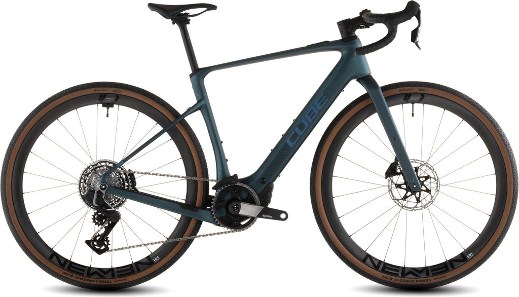 Vélo de Gravel Électrique Cube Nuroad Hybrid C:62 SLT 400X Sram Force XPLR AXS 13V 400 Wh 700 mm Vert Royal Crisscross 2026